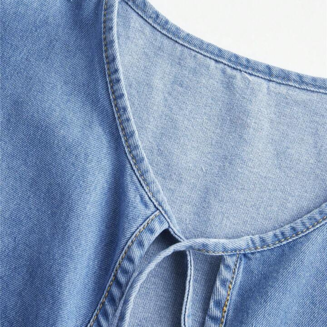 Jeans Top gebunden