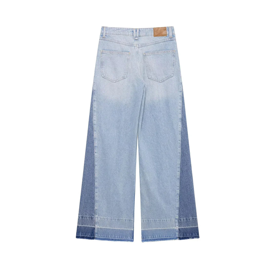 Zweifarbige Jeans
