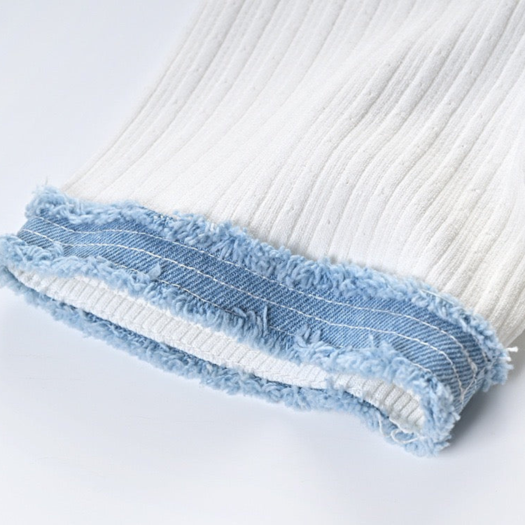 Langes Sommerkleid - weiß