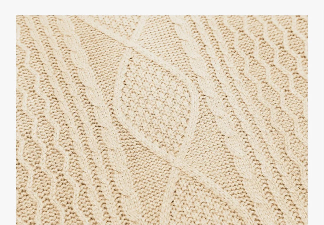 Unisex Pullover mit Karomuster