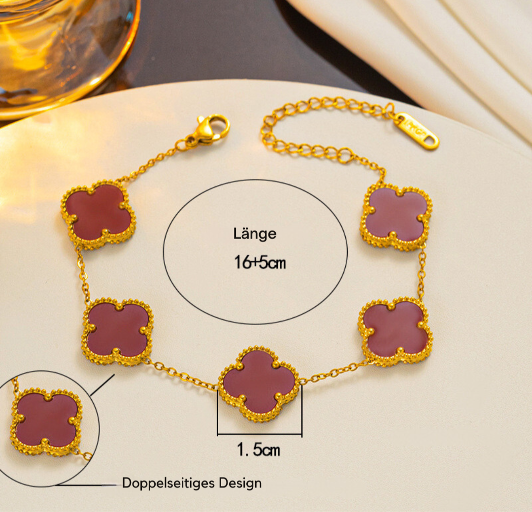 Vierblättriges Armband