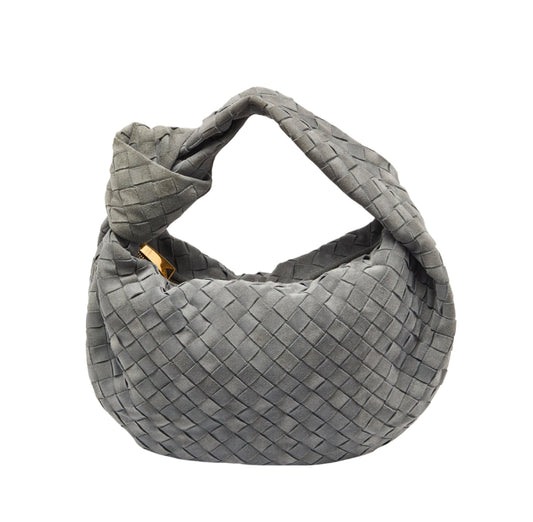 Luxe Weave Wildlederhandtasche