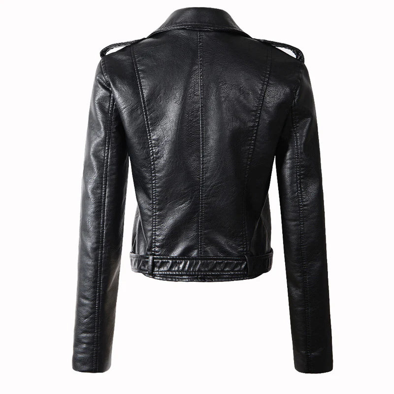 Lederjacke aus Kunstleder