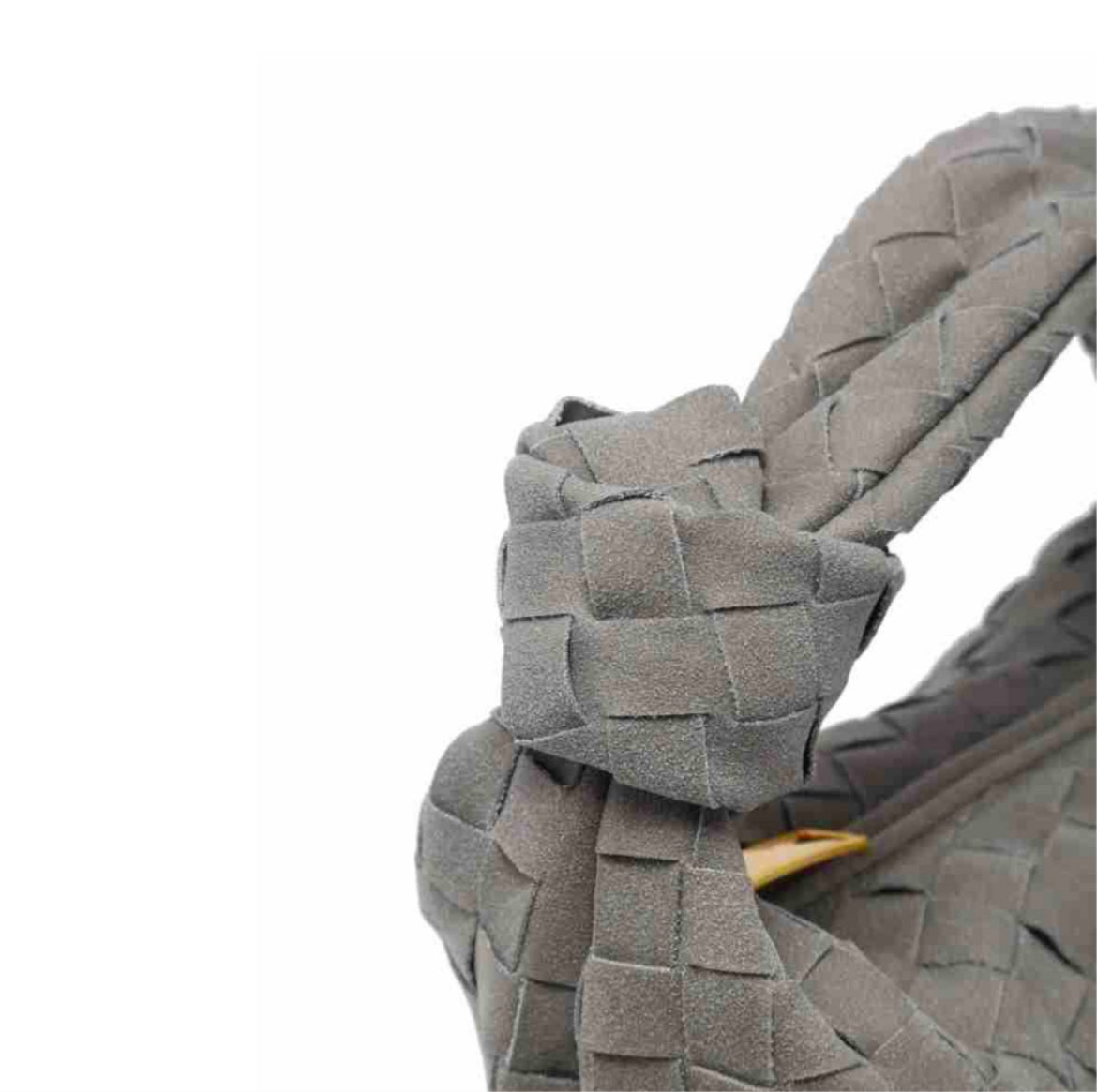 Luxe Weave Wildlederhandtasche