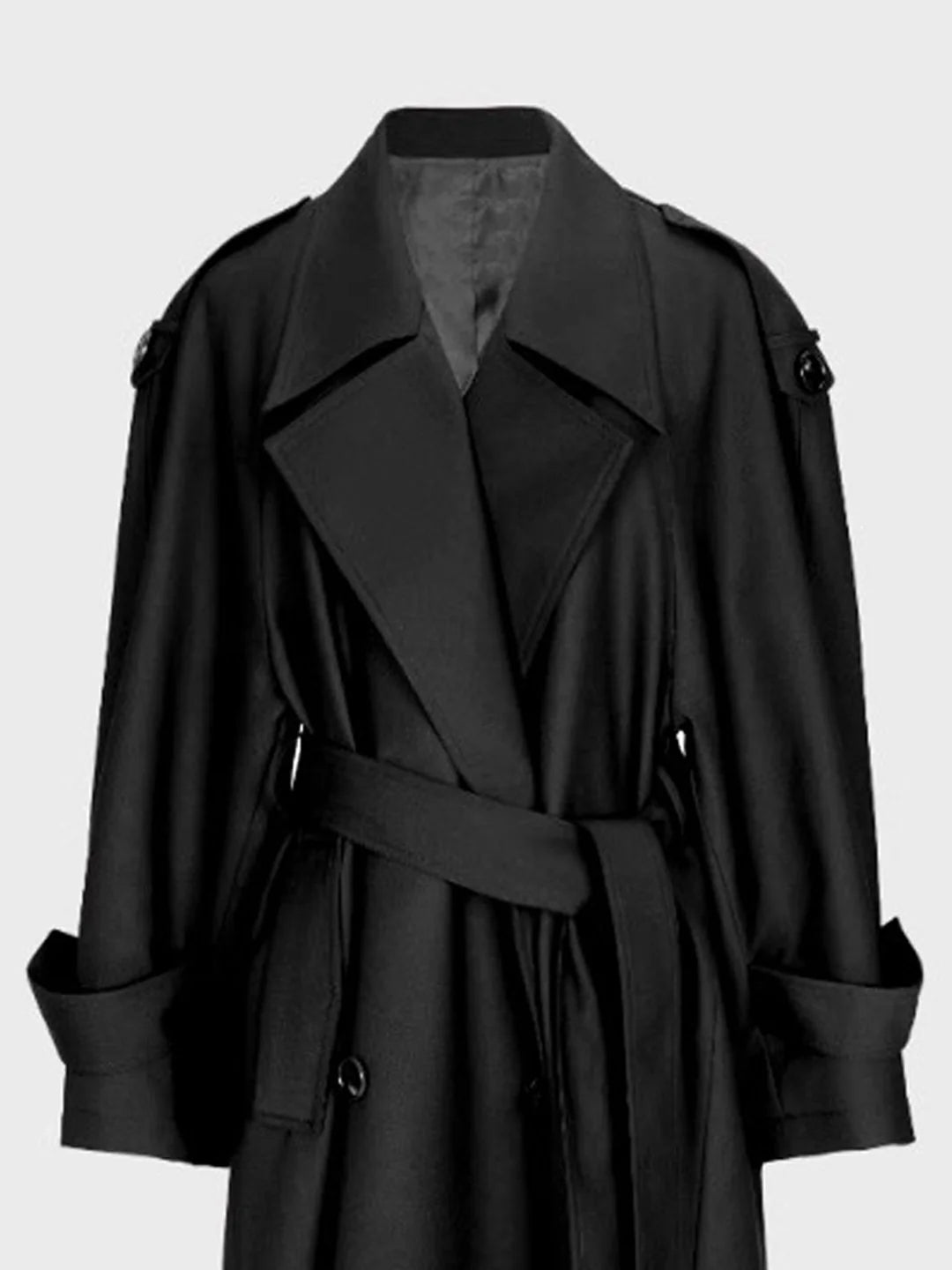 Langer Trenchcoat