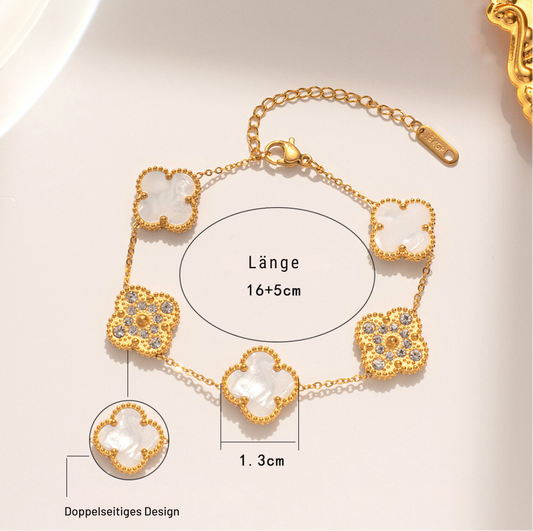 Vierblättriges Armband - Kendall