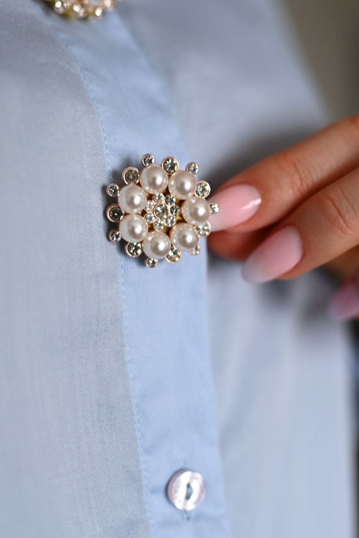 Knopfbedeckung Strassknöpfe