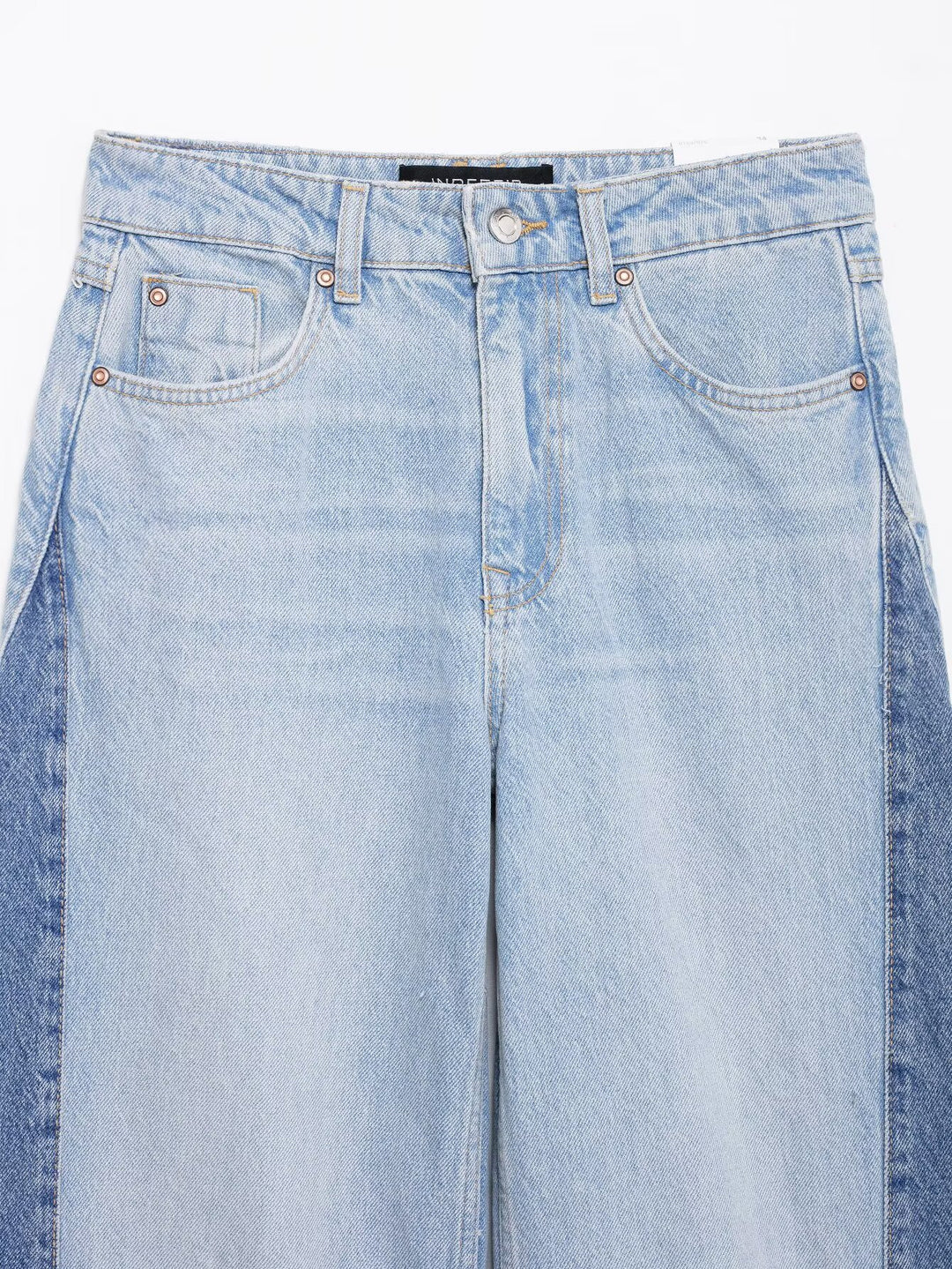 Zweifarbige Jeans