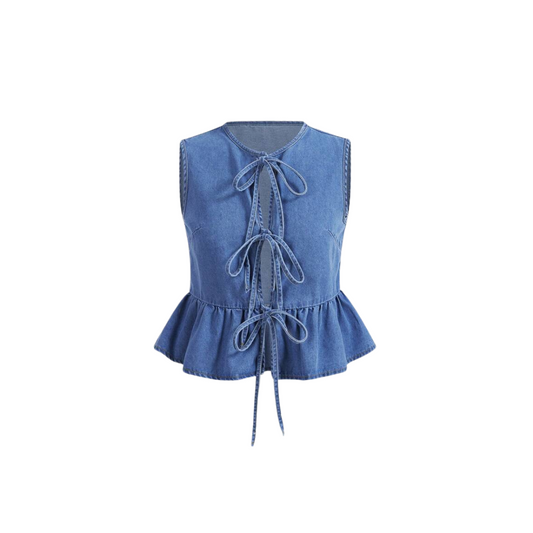 Jeans Top gebunden
