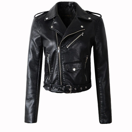 Lederjacke aus Kunstleder