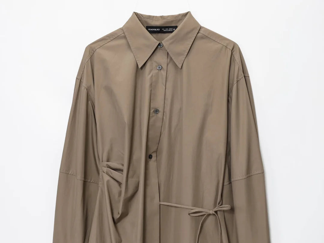 Asymmetrisches Hemdkleid