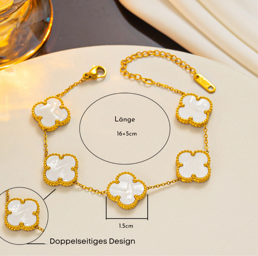 Vierblättriges Armband